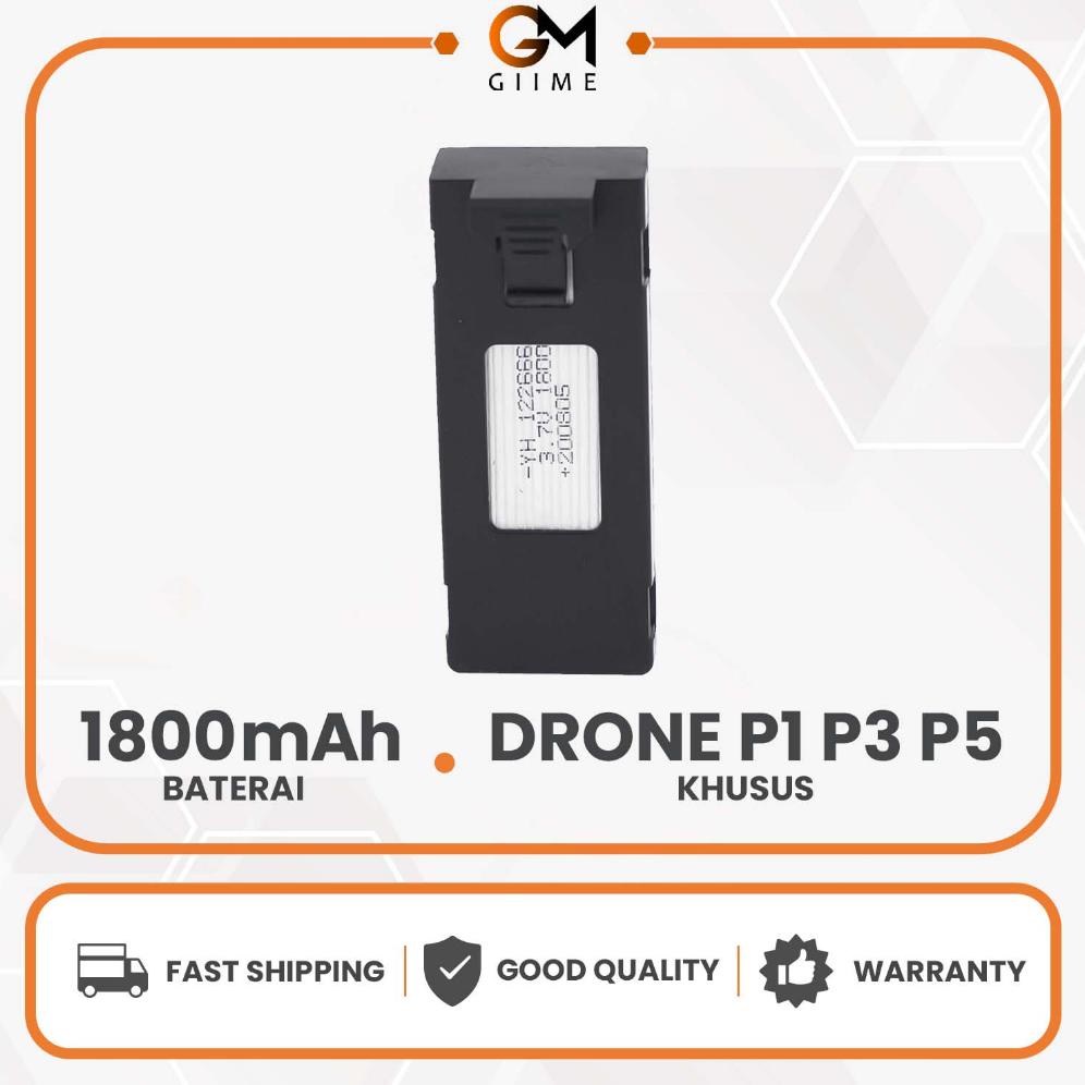 Diskon Baterai Drone 1800Mah P1 P3 P5 Original New 2024
