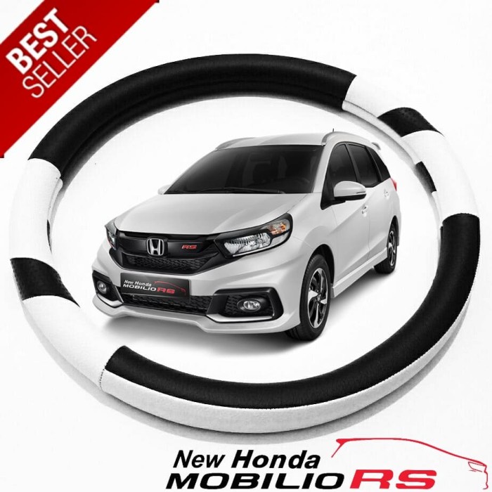 Cover Stir Sarung Setir Pelindung Mobil Honda New Mobilio Rs Putih