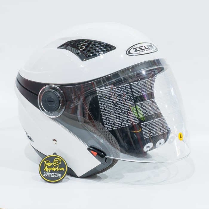 Helm Half Face Zeus Zs-610 White
