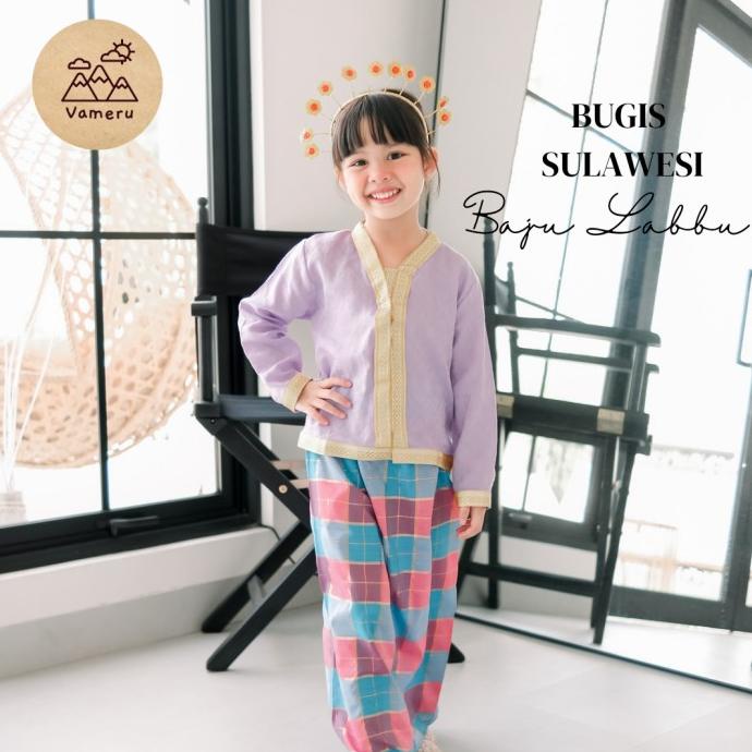 BAJU LABBU BODO ANAK ADAT BUGIS MAKASSAR