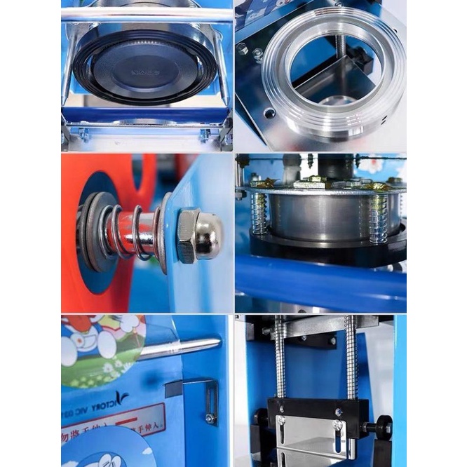 Mesin Cup Sealer Mesin Press Gelas Plastik Alat Penutup Minuman Segal