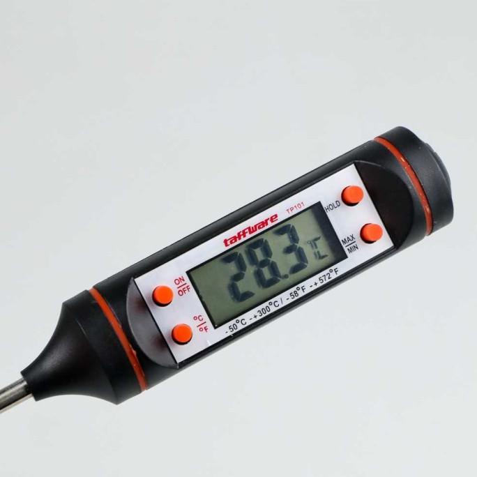 Berkualitas! Termometer Pengukur Suhu Panas Air / Makanan Digital Food Thermometer ,.