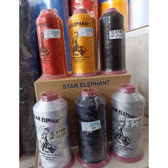 Eksklusif Benang Bordir Polyester Star Elephant