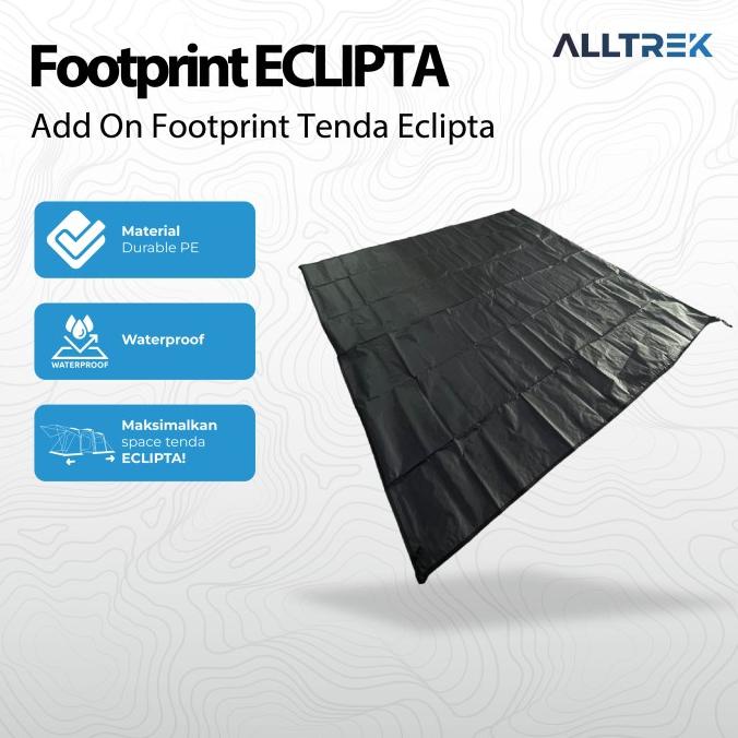 ALLTREK Footprint Alas Tenda ECLIPTA Camping PE Waterproof Groundsheet