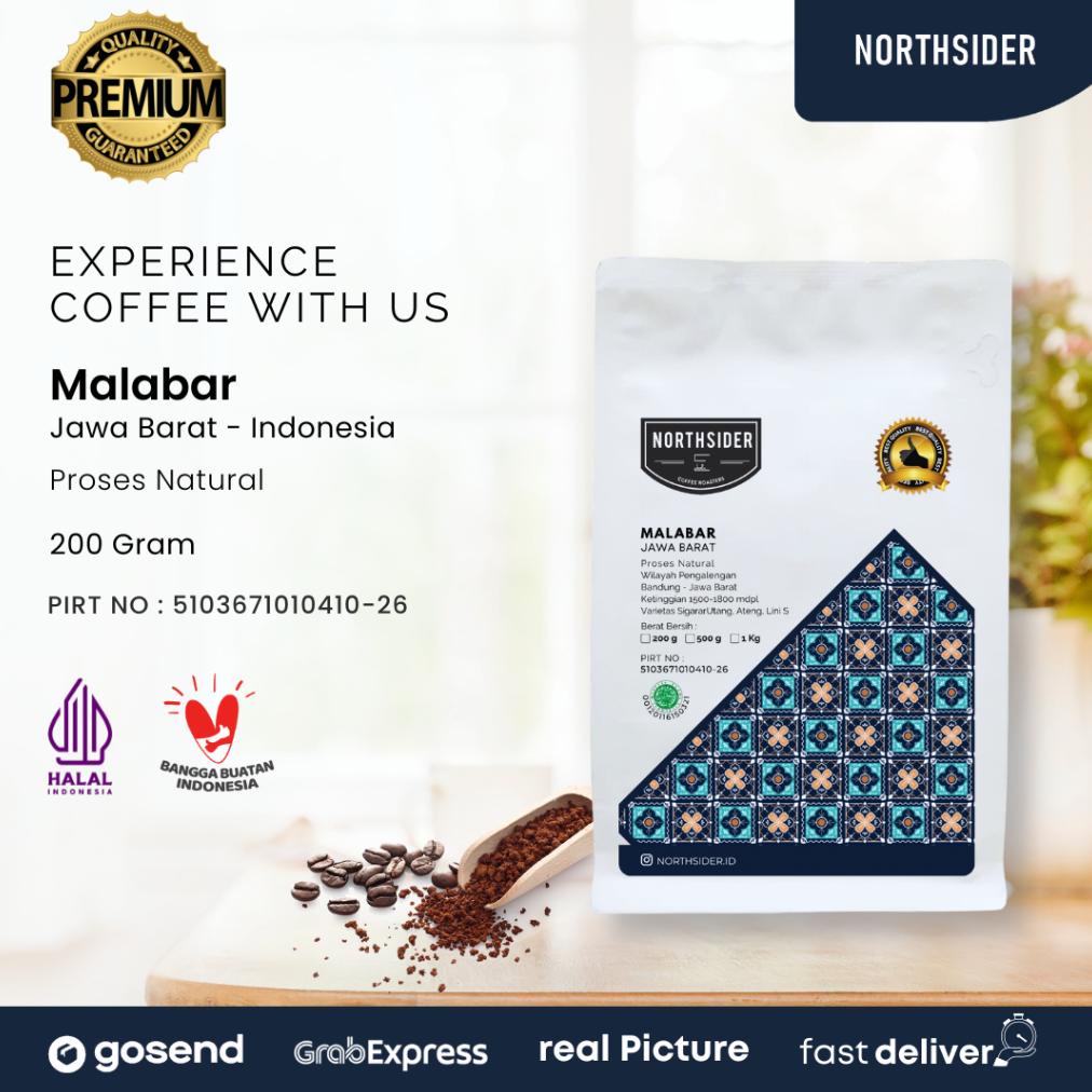 

Northsider Kopi Arabika Java Malabar Natural coffee 200g
