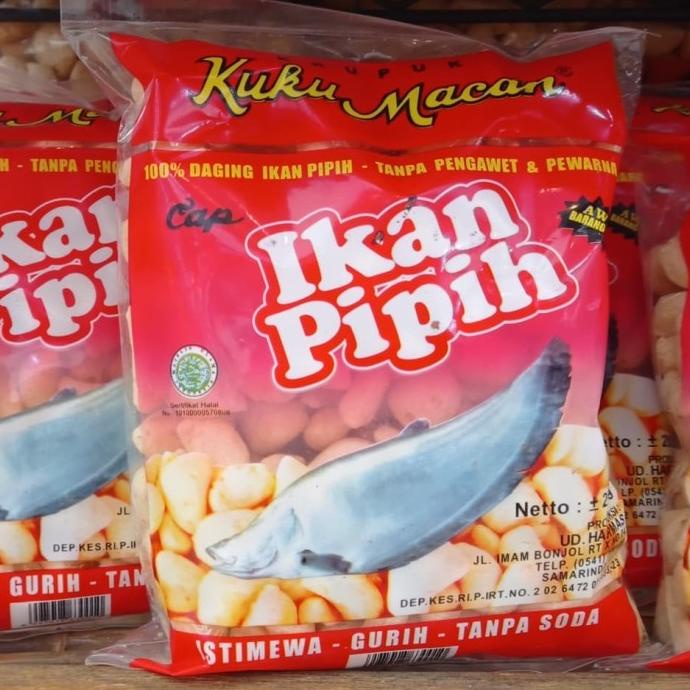 

{{{{}}] cap ikan pipih kerupuk kuku macan samarinda 200gr