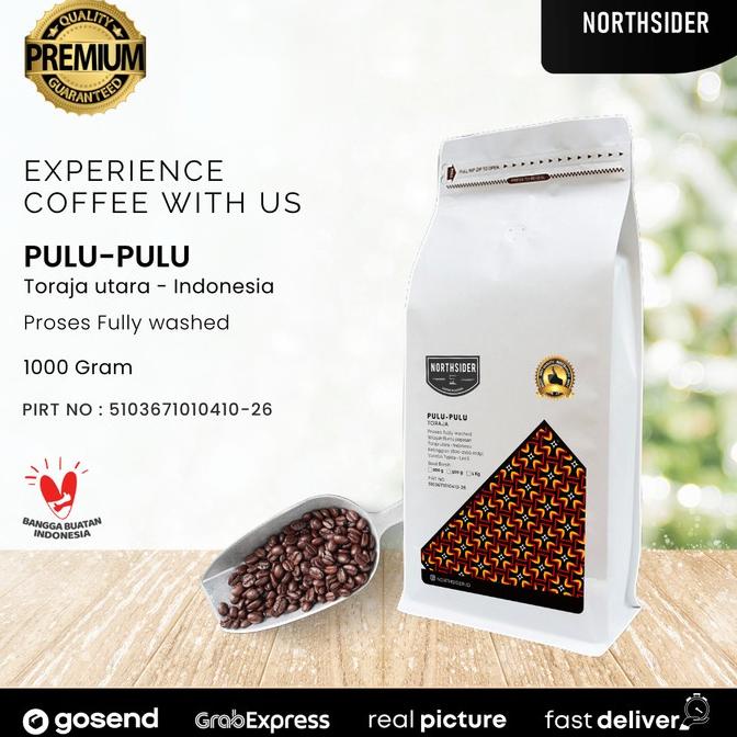 

Kopi Arabika Toraja Pulu-Pulu Fully washed - 1Kg Northsider Coffee
