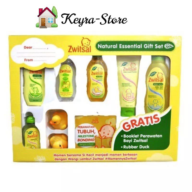 [BABY'S NEEDS] 1 PAKET ZWITSAL BOX PAKET SABUN MANDI LENGKAP FREE 2 BEBEK KADOAN BABY - SNI [EXP