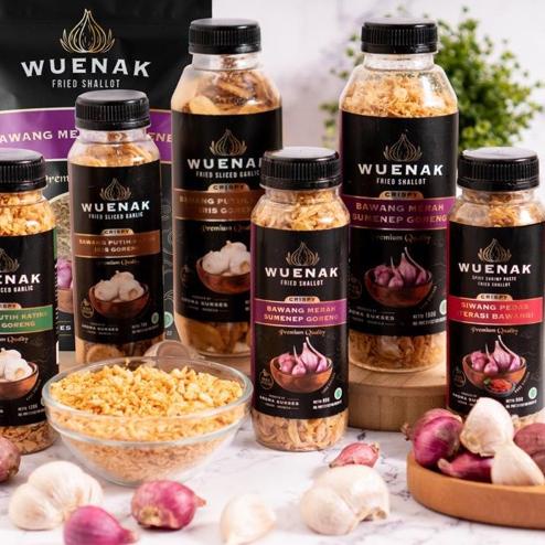 

Bawang Goreng Sumenep Tanpa Tepung Wuenak Netto 150G Bruto 192 G