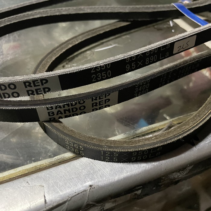 Baru Fan Belt Set Kijang Kapsul Lgx 1.8 Bando Japan Original Tali Kipas Set