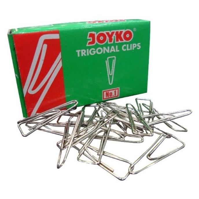 

TERLARIS Klip Kertas / Trigonal Clips NO: 1 Joyko atk