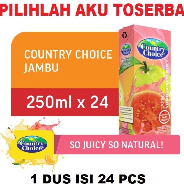 

Country Choice Guava Jus Jambu 250 Ml - ( Harga 1 Dus Isi 24 )
