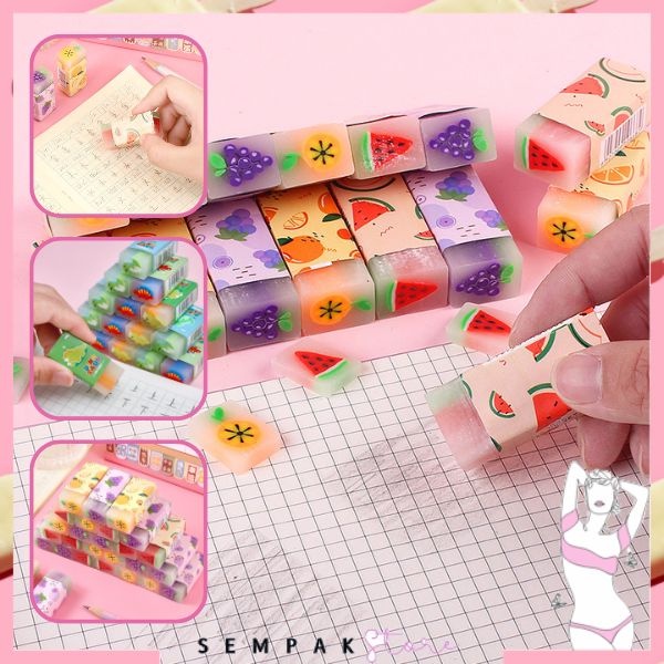 

SS Penghapus Pensil Motif Buah Fruits Eraser Penghapus Karakter Dinosaurus Sweet Eraser Anak Sekolah Karakter Dino Hapusan Sekolah Korean Style