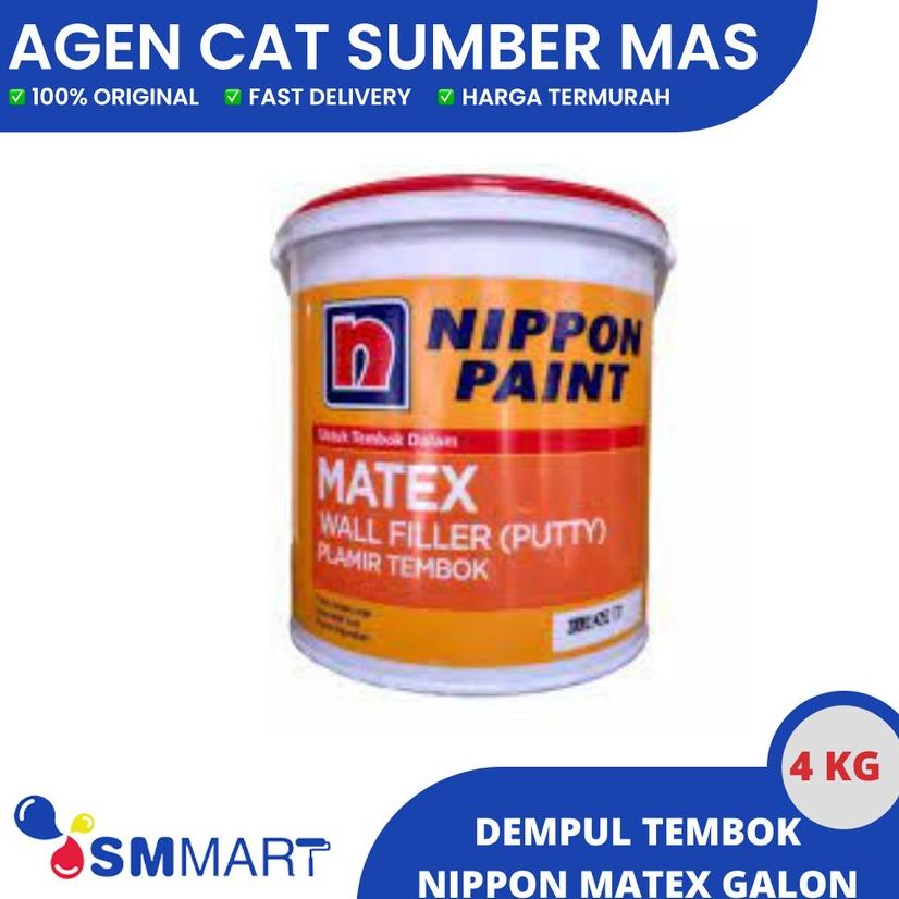 Dempul Matex Plar Tembok Matex 4Kg / Matex Wall Filler 4Kg / Matex Wall Putty / Dempul Tembok