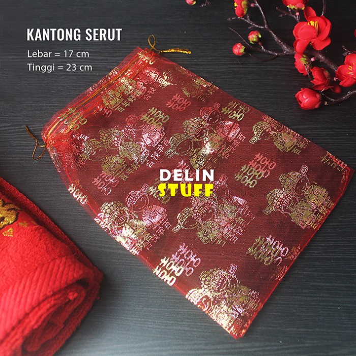 ~~~~~] Kantong Serut Handuk / Kantong Tile Souvenir / Tas Serut Souvenir