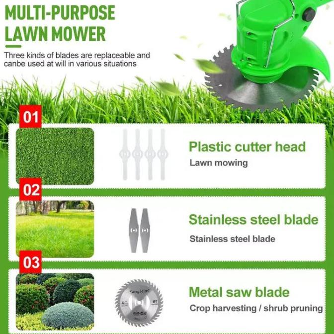 Kamolee-Mesin potong rumput 24v Battery Mesin pemotong rumput portable