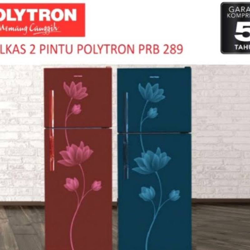 KULKAS POLYTRON PRB 289 LEMARI ES 2 PINTU PRB289 PRB 289