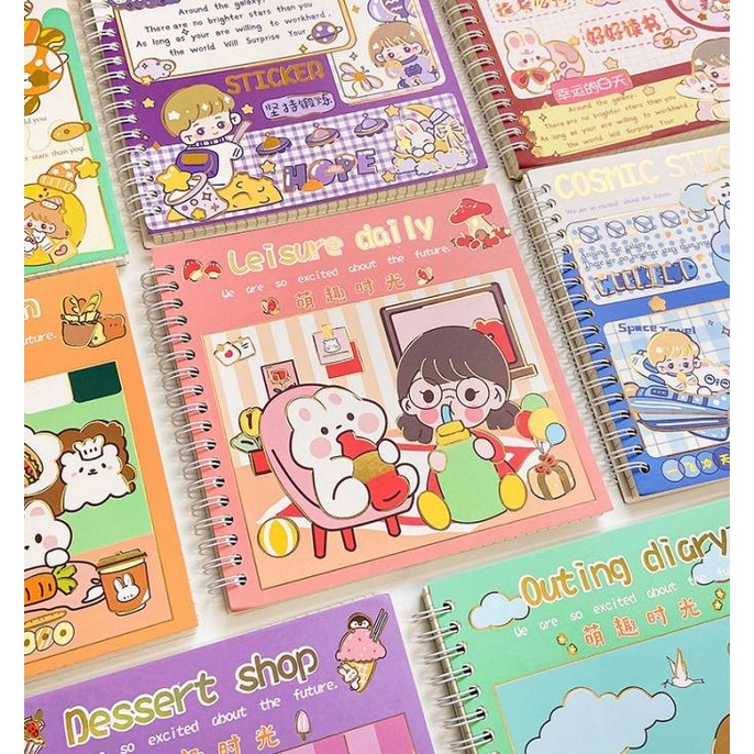 

Buku Diary Journaling Binder Lebar Stiker Buku Jurnal Stiker Anak