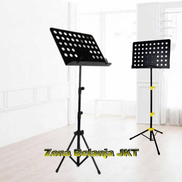 Stand Book , Stand Partitur , Stand Book Partitur Standbook Partitur Lipat Besar Bolong Standing Buk