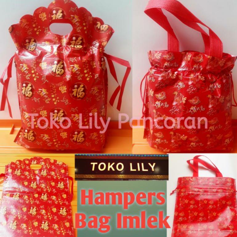 

Sale !! Goodie Bag Imlek / Tas Hampers Imlek Fu / Tas Jinjingan Plastik Imlek Terlaris