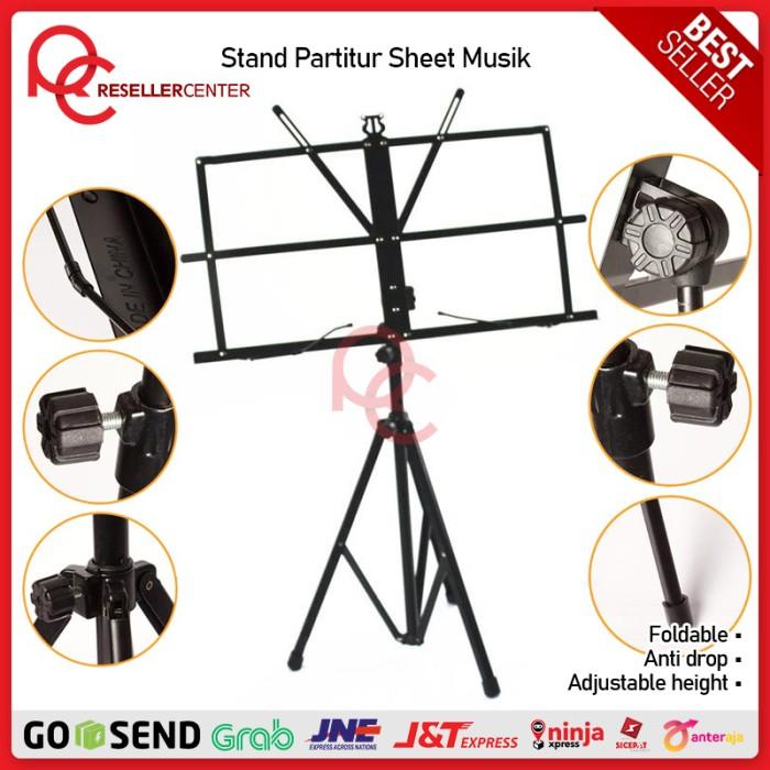 Stand Book , Stand Partitur , Stand Book Partitur Stand Partitur Sheet Musik / Tripod Stand Partitur