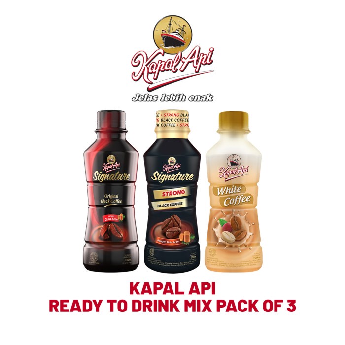 

Kapal Api Ready To Drink Mix Pack of 3