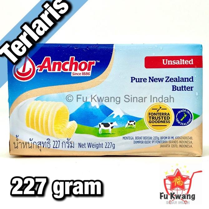 

siap kirim] Anchor Unsalted Butter 227 gram