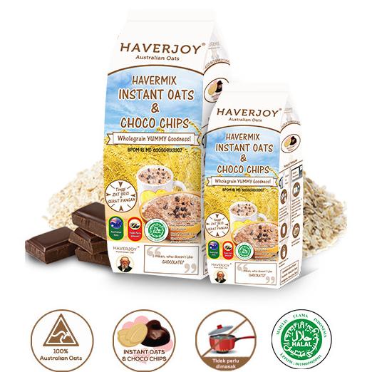 

hanya disini] Haverjoy Havermix Instant Oats Choco Chips 1 kg