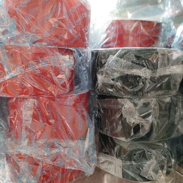 Lakban Kain Hitam / Merah Cloth Tape 2 Inch Murah Grosir