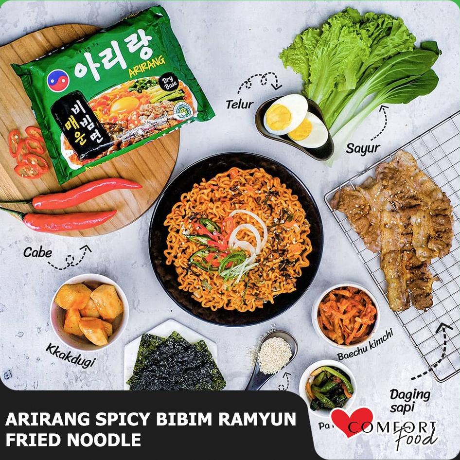 

Arirang Goreng Rasa Pedas, Goreng Ayam, Kuah Sup Sumsum, Bimbim Ramyun (Ar5)