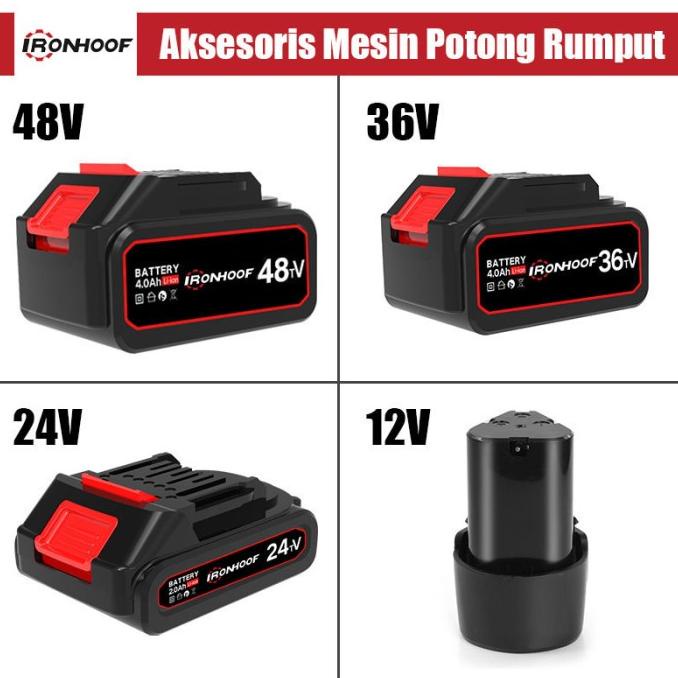 IRONHOOF LXT baterai 12V/24V/36V/48V Baterai litium