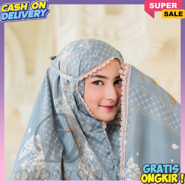 Terbaru Murah Malaysia Ibu Ibu Mokenah Adem Rukoh Jumbo Nukena Instan Cewek Mikenah Wnta Polos Mukem