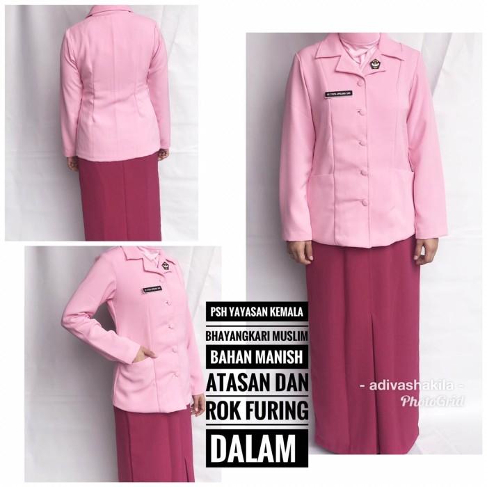 Seragam Psh Yayasan Kemala Bhayangkari Muslim Bahan Manish