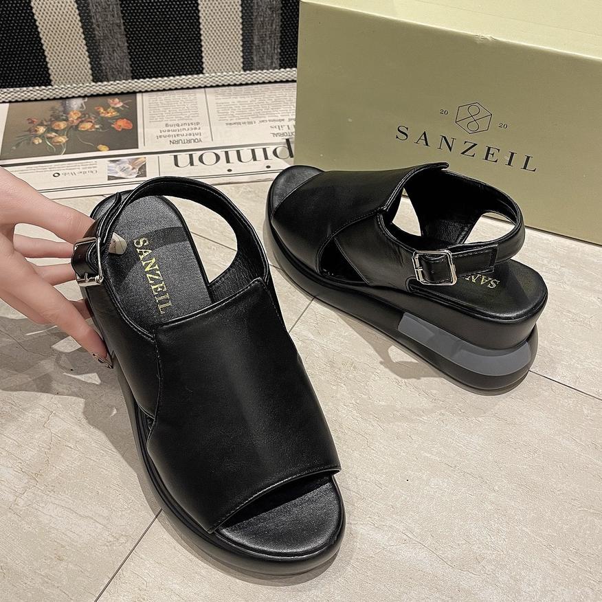 Sanzeil - 0012 Chloe Wedges Sol 6,5Cm Sandal Wanita