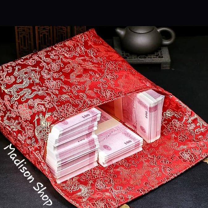 

New Dompet Kain Imlek Angpao Jumbo Murah Ampao Kado Soevenir Amplop Kain Terbaik