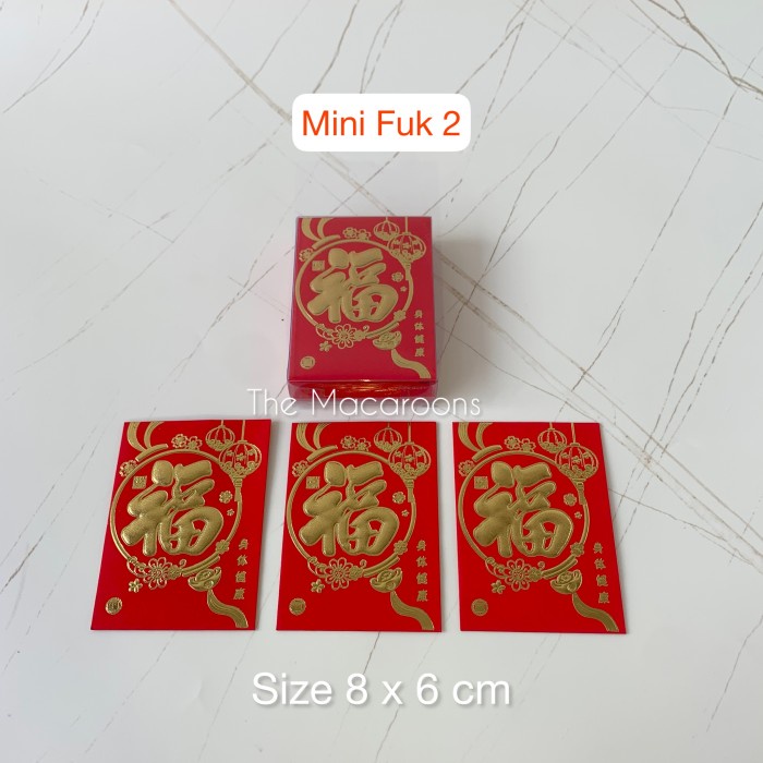 

Angpao Mini Fuk Hoki Fu / Amplop Imlek Hong Bao Fung Pao Mika ((_Baca Diskrips_I))