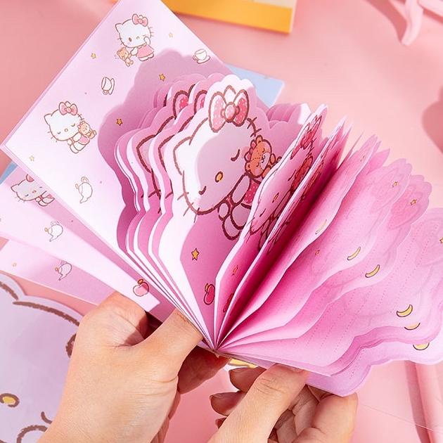 

Memo Notes 2In1 Sanrio Kotak Kter Pompurin Cinnamorrol Melody