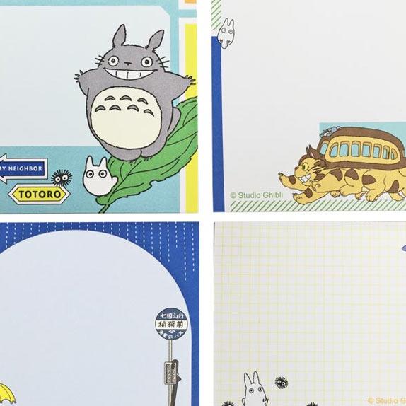 

Ni Memo Pad Studio Ghibli My Neighbor Totoro Kiki'S Dery Service 100 Sheets 4 Patterns Lited Edition
