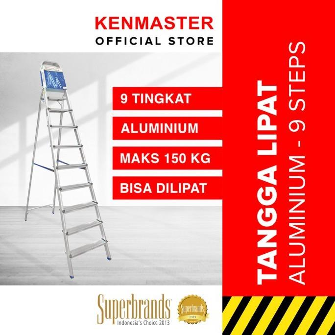 Kenmaster Tangga Lipat 9 Step Alumunium KM-109 Type - TNGG015