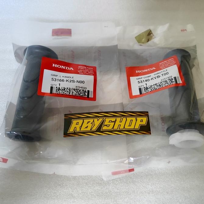 Hand Grip stang motor Honda Beat Fi Spacy Fi Vario 125 Fi Kanan kiri 1