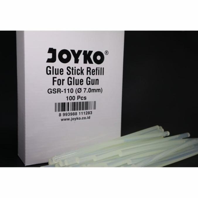 

Diskon !!! Januari Termurah Joyko Gsr-110 Glue Refill Lem Bakar Isi Lem Tembak Kecil 1Box / 100Pcs - Siap Kirim