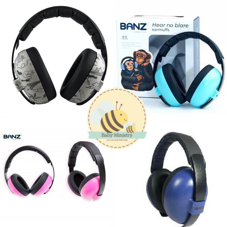 [BABY'S NEEDS] ORIGINAL 100%  Baby Banz Mini Earmuff / baby banz earmuff / banz / banz penutup