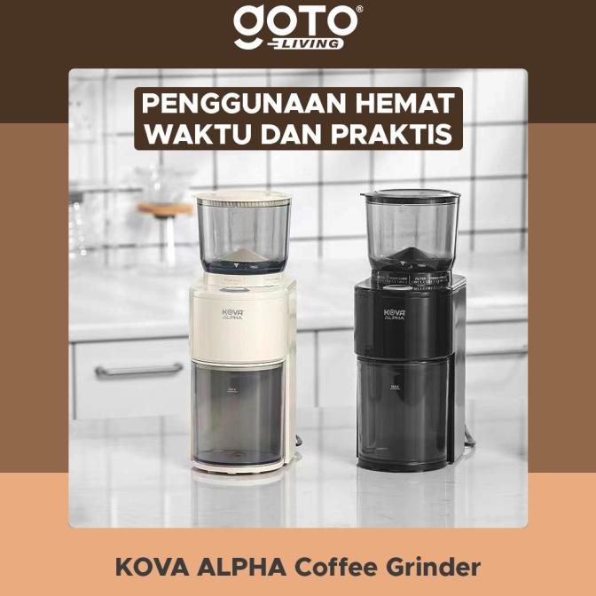 Kova Alpha Coffee Grinder Electric Mesin Giling Biji Kopi Elektrik