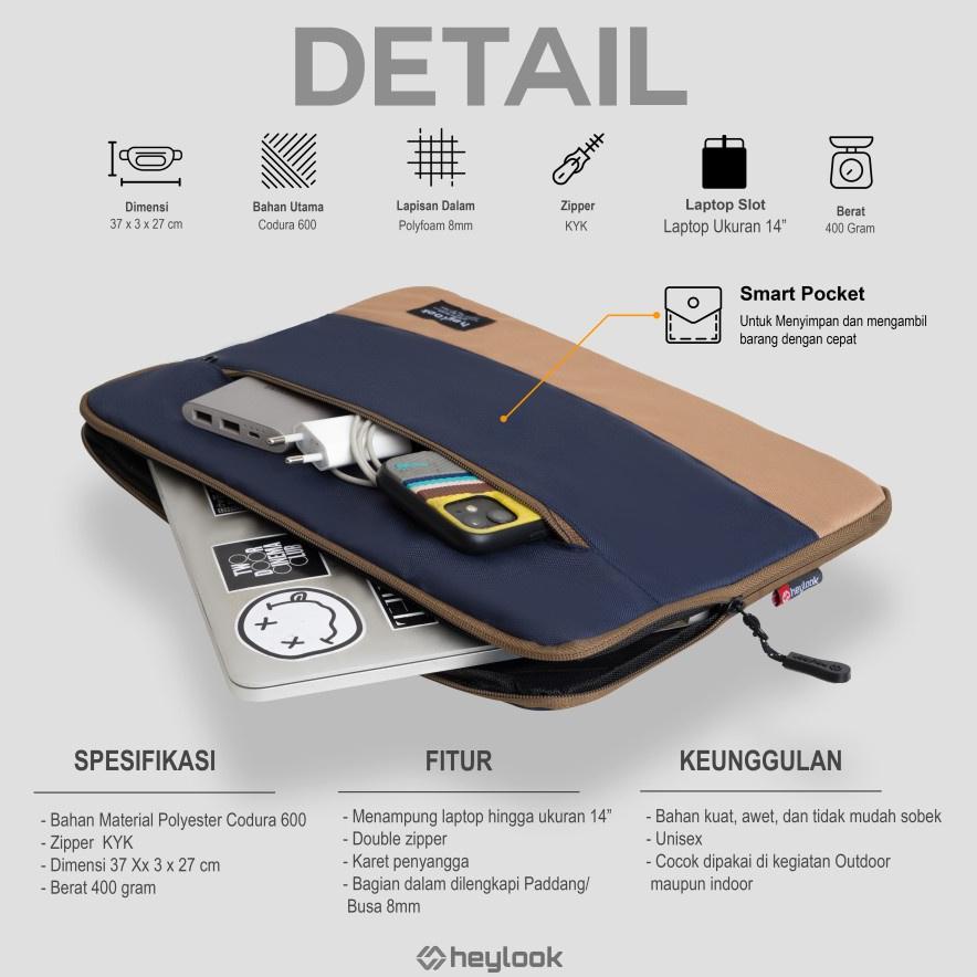 Klik dan Hemat Tas Laptop Macbook New Air Pro Asus Acer Dell Lenovo HP Case Notebook Sleeve Cover So