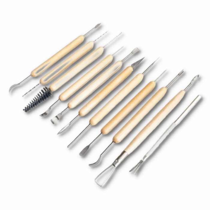 

Promo V-Tec Alat Clay Tool / Alat Ukir Set E0088-10B/6