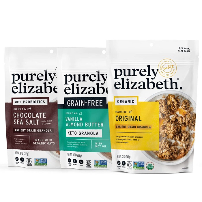 

Purely Elizabeth Ancient Grain Granola Vegan Gluten Organic Non GMO