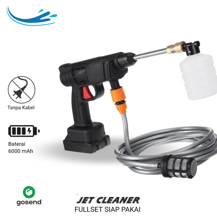 Jet cleaner Cordless Cuci Mobil motor High Pressure Alat Cuci Steam