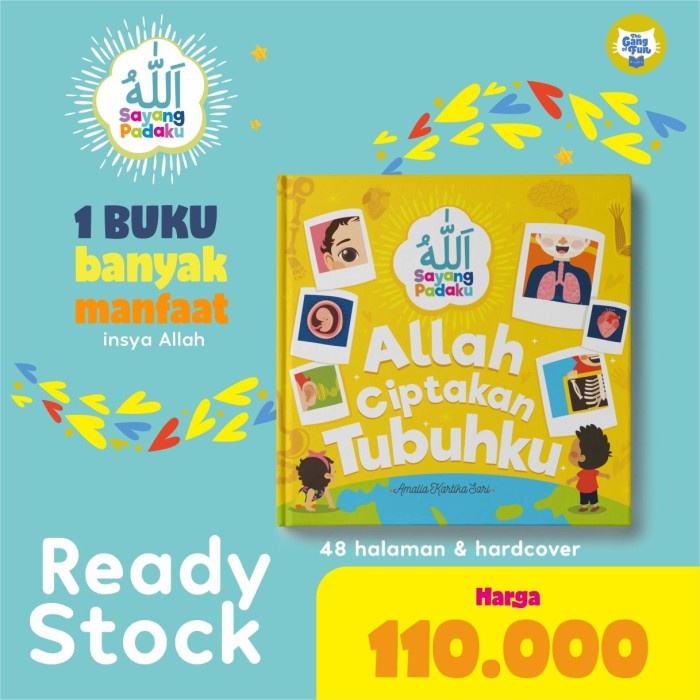 

Update!! BUKU ANAK: ALLAH CIPTAKAN TUBUHKU