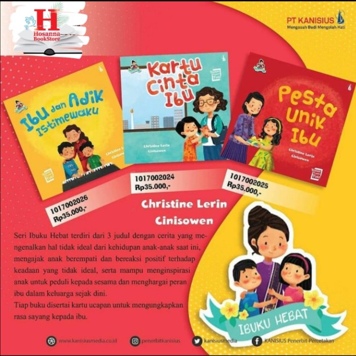 

Update!! Buku Cerita Anak Seri Ibuku Hebat Paket dapat 3 buku cerita
