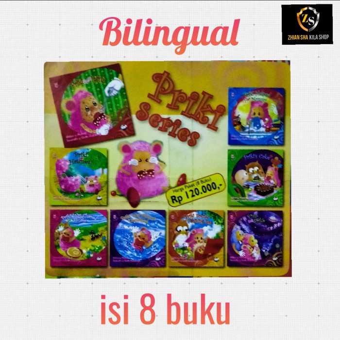 

Baru!! buku paket cerita anak seri priki -isi 8 buku